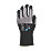 Wonder Grip WG-555 DUO Protective Work Gloves Black / Grey Large