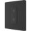 British General Evolve 1-Gang 2-Way LED Single Secondary Trailing Edge Touch Dimmer Switch  Matt Black with Black Inserts