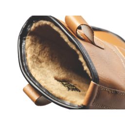 Site Gravel Size 12  Tan  Steel Toe Cap Safety Rigger Boots