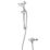 Triton Verne  Rear-Fed Exposed Silver Thermostatic Concentric Mixer Shower