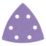 Trend  AB/OSC/240A 240 Grit 6-Hole Punched Multi-Material Abrasive Sanding Sheets 93mm x 93mm 10 Pack