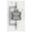British General 900 Series 45A 2-Gang DP Cooker Switch White