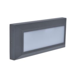 Lutec Helena Outdoor LED Brick Light Wall-Mounted Dark Grey 10.2W 850lm