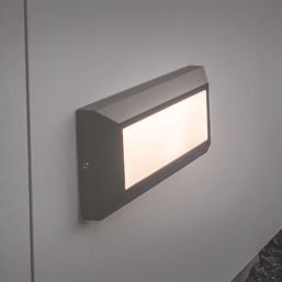 Lutec Helena Outdoor LED Brick Light Wall-Mounted Dark Grey 10.2W 850lm