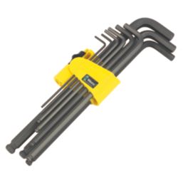 Wera 950/9 Imperial Hex Plus & Ball End L-Key Set 9 Pieces