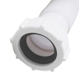 Flomasta  Flexible Waste Pipe White 32mm x 300-700mm
