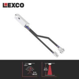 Lexco Alrai Indoor White Microwave Motion Sensor 360°