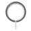 Rothley Gunmetal Steel Curtain Rings
 28mm 10 Pack