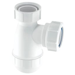 McAlpine  Basin Bottle Trap White 32mm