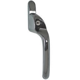 Fab & Fix Right-Handed Offset Connoisseur Espagnolette Window Handle Polished Chrome