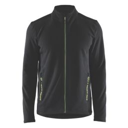 Blaklader  Microfleece Jacket Black/Hi-Vis Yellow Large 41" Chest