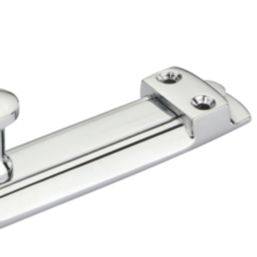 Smith & Locke Flat Door Bolt Polished Chrome 80mm