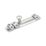 Smith & Locke Flat Door Bolt Polished Chrome 80mm