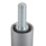 Smith & Locke  49mm Sash Stops Satin Chrome 2 Pack