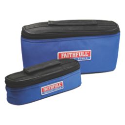 Faithfull Smoothing & Block Plane with Carry Bags 2 Pack