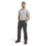 Blaklader 3D Short Sleeve T-Shirt Grey Melange X Small 34" Chest