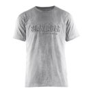 Blaklader 3D Short Sleeve T-Shirt Grey Melange X Small 34" Chest