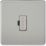 Knightsbridge  13A Unswitched Fused Spur  Brushed Chrome
