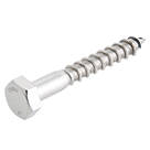 Easydrive  Hex Bolt Self-Tapping Coach Screws 10mm x 70mm 10 Pack
