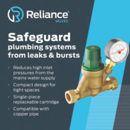 Reliance Valves  Predator Pressure Reducing Valve 1-6bar 15mm x 15mm