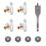 Bullfix SOL-TV-U4 Universal Plasterboard Fixings 24mm x 44mm 4 Pack