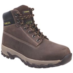 Stanley Tradesman Size 9  Brown  Steel Toe Cap Safety Boots
