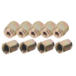 Pearl Consumables  Metric Female M10 x 1mm Brake Pipe Unions 9 Pack
