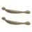 Essentials Chervil Bow Cabinet Handles Antique Brass 158mm 2 Pieces