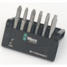 Wera Bit-Check 6 Universal 2 1/4" Hex Shank Mixed Bit Set 6 Pieces