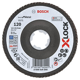 Bosch X-Lock Flap Disc 115mm 120 Grit
