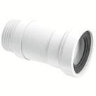 McAlpine  Flexible Straight Toilet Connector White 138mm