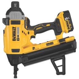 DeWalt DCN890P2-GB 57mm 18V 2 x 5.0Ah Li-Ion XR Brushless Concrete/Steel Cordless Nail Gun