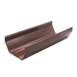FloPlast RGS3B uPVC Square Gutter Brown 114mm x 3m