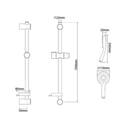 Triton Benito Rear-Fed Exposed Chrome Thermostatic Mixer Shower