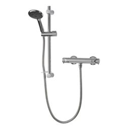 Triton Benito Rear-Fed Exposed Chrome Thermostatic Mixer Shower