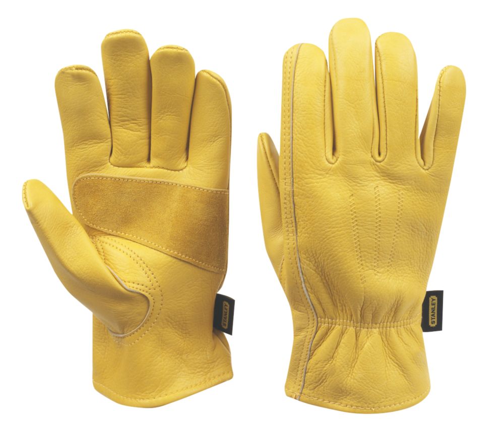 Cowhide Leather Work Safety Gloves for Gardening Construction Warehouse  Mechanic