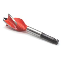 Armeg Wood Beaver Hex Shank 4-Flute Auger Wood Drill Bit 32mm x 165mm