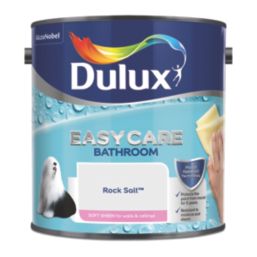 Dulux Easycare 2.5Ltr Rock Salt Soft Sheen Emulsion Bathroom Paint