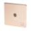 Varilight  1-Gang Coaxial TV Socket Anti-Microbial Copper