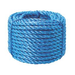 Essentials Twisted Rope Blue 6mm x 20m