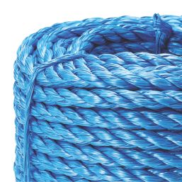 Essentials Twisted Rope Blue 6mm x 20m