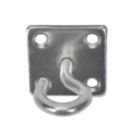 Smith & Locke Steel Hook on Plates 50mm x 50mm 2 Pack