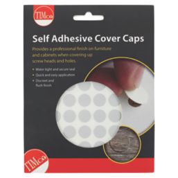 Timco 13mm 112 Pack Grey Screw Cover Stickers
