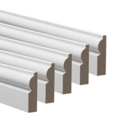Essentials Primed MDF Torus Architrave 2100mm x 69mm x 18mm 5 Pack