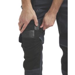 Blaklader  Stretch Denim Trousers Navy/Black 40" W 35" L