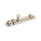Smith & Locke Flat Door Bolt Satin Nickel 80mm
