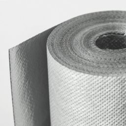 Wallrock Silver Dampstop Wallpaper 675mm x 7.5m