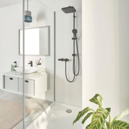 Grohe Vitalio Comfort 250 Flex Shower System with Diverter Matt Black