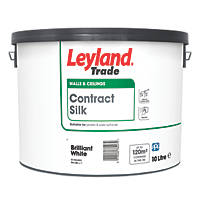 Leyland Trade Silk Emulsion Brilliant White 10Ltr
