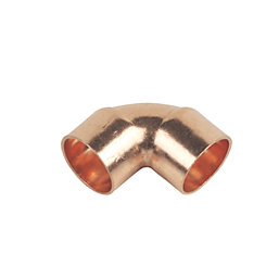 Flomasta  Copper End Feed Equal 90° Elbows 15mm 20 Pack